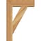 Ekena Millwork Traditional Block Rough Sawn Bracket w/ Offset Brace, Western Red Cedar, 6"W x 18"D x 26"H BKT0604X18X26TRA05RWR - alternate 2